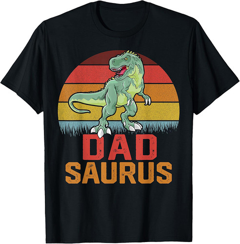 DAD Saurus Grandpa Dinosaur Family Matching Father's Day T-Shirt