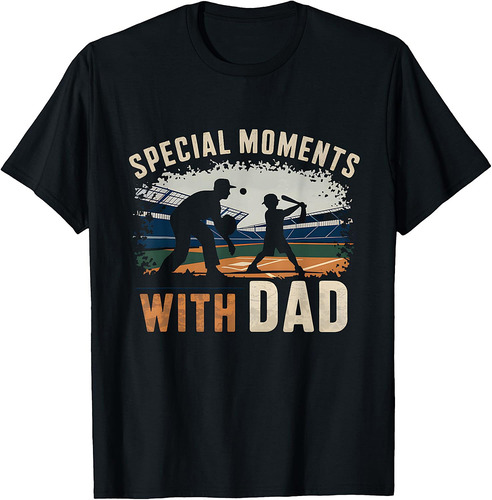 Special Moments With Dad Baseball Father's Day For Boy Dad T-Shirt