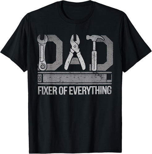 Dad Fixer Of Everything Father's Day Retro Vintage T-Shirt