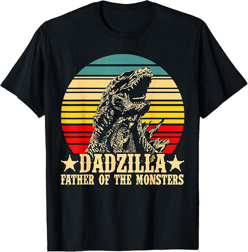 Retro Vintage Dadzilla Father Of The Monsters T-Shirt