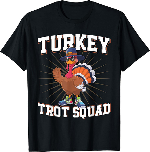 Turkey Trot Squad Thanksgiving Trot Race Women Men T-Shirt
