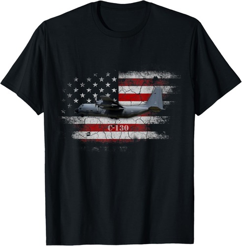 C-130 T-shirt Combat Air Force Veteran Veterans Day Gift T-Shirt