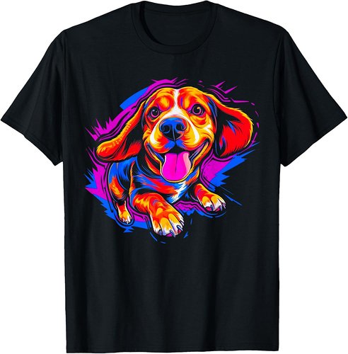 Happy Beagle Dog T-Shirt