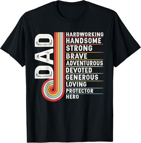 Vintage Funny Definition of Dad Retro Meme Joke Father's Day T-Shirt