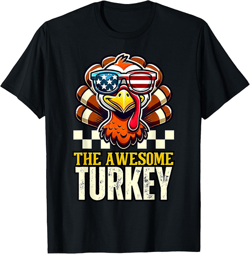 Awesome Turkey Dinner Group matching family thanksgiving T-Shirt