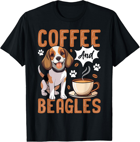 Coffee And Beagles T-Shirt