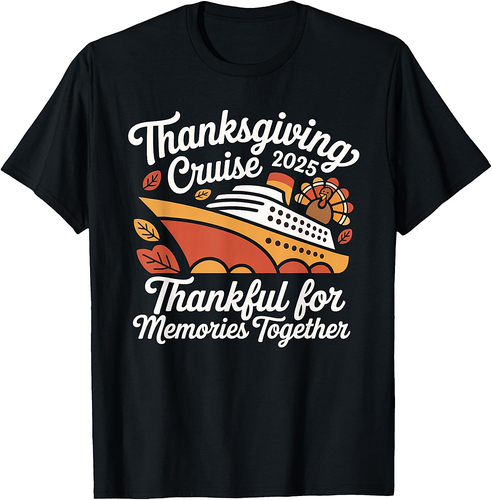 Matching Autumn Cruise Squad Family Thanksgiving Cruise 2025 T-Shirt
