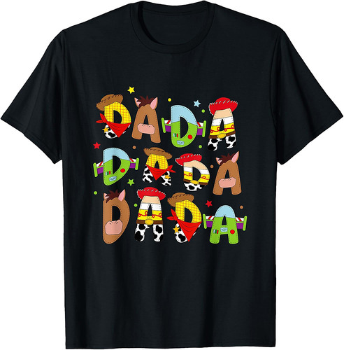 Funny Story Dada Toy Boy Dad Fathers Day Tee T-Shirt