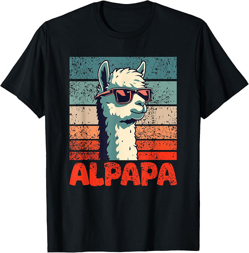 Alpapa Father's Day Best Dad Alpaca T-Shirt