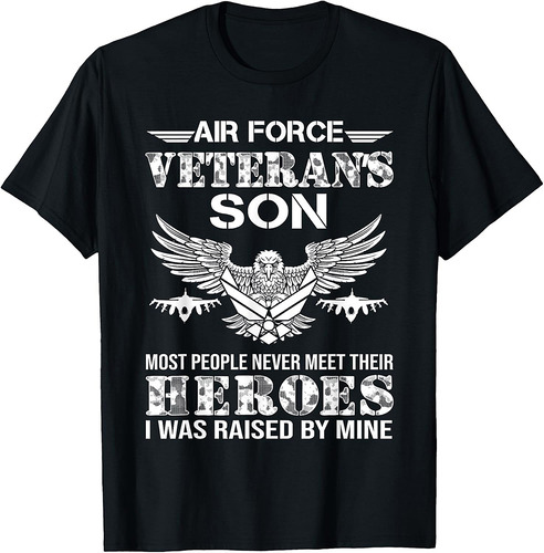 Air Force Veteran's Son, USAF T shirt, Veteran's Day Gift T-Shirt