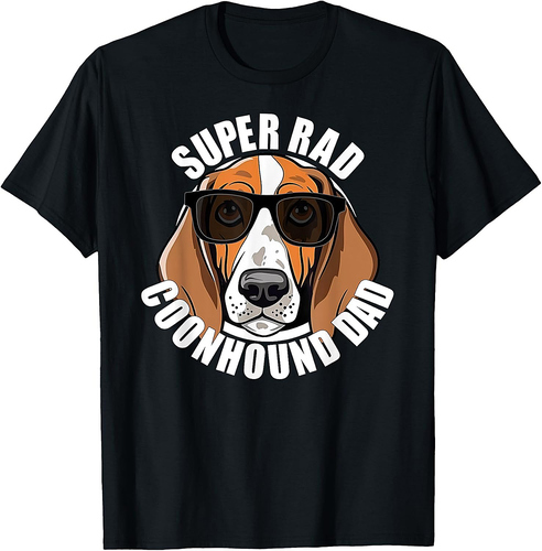 Coonhound Dad Funny Father’s Day American English Coonhound T-Shirt
