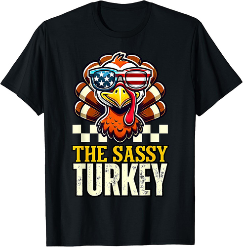 Sassy Turkey Dinner Group matching family thanksgiving T-Shirt