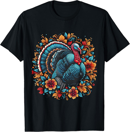 Thanksgiving Turkey Family Fall Happy Thanksgiving Women T-Shirt