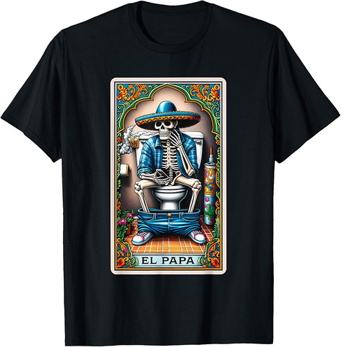 El Papa Latino Tarot Card Spanish Doing Dad Shit Fathers Day T-Shirt