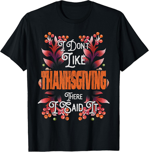Thanksgiving Autumn Fall Nostalgia Turkey Humor Funny T-Shirt
