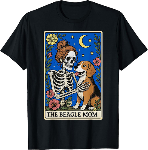 The Beagle Mom Tarot Card T-Shirt