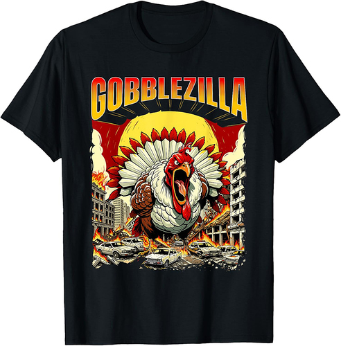 Fall & Thanksgiving Shirts Gobblezilla Thanksgiving Day Fall Holiday T-Shirt