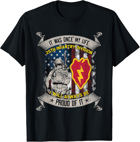 25th Infantry Division Veteran Schofield Barracks Hawaii Tee T-Shirt