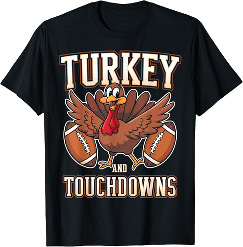 Thanksgiving Football Family Matching Gift T-shirt