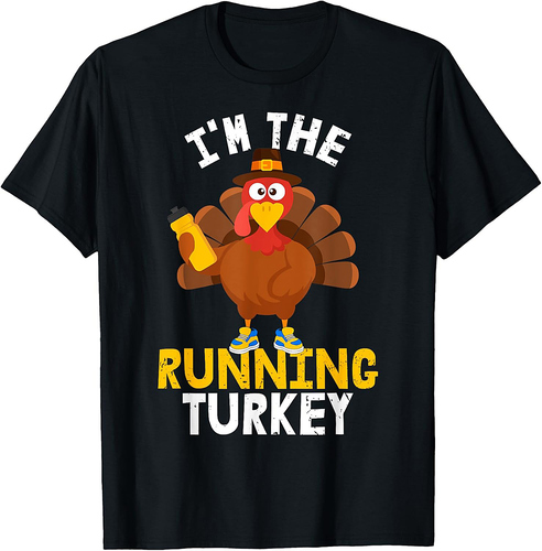 Funny I'm the Running Turkey Runner Thanksgiving 2025 T-Shirt