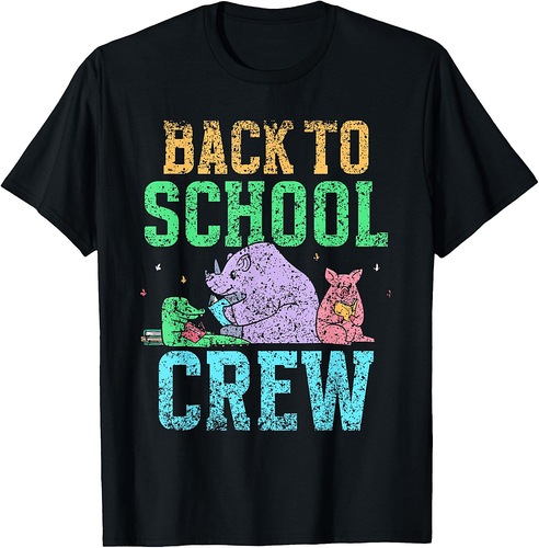 Back To School Crew Teacher Pupil Kids Back To School T-Shirt