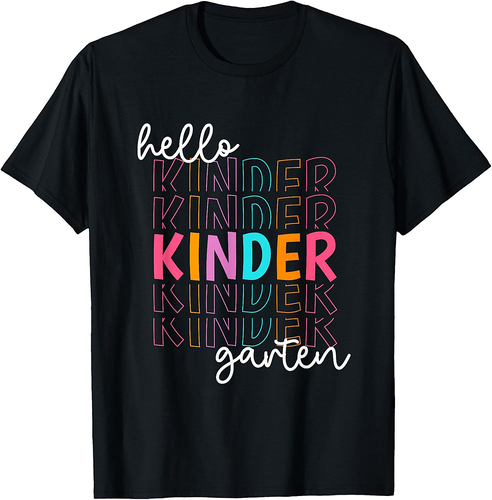 Back to School Kindergarten Student T-Shirt | Teacher Gift Tee