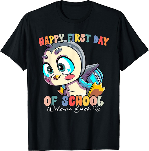 Back To School Vibes Happy First Day Of School T-Shirt