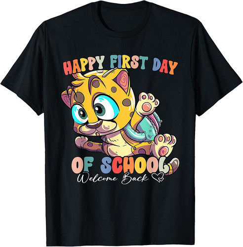 Back To School Vibes Happy First Day Of School T-Shirt