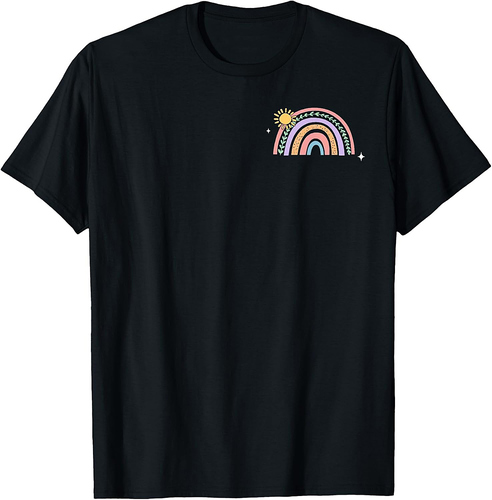 Back to School Dear Students Behind Me 2 Sided Teacher T-Shirt