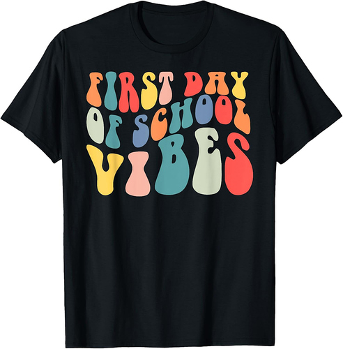Back to School Teacher Student First Day T-Shirt - Funny School Squad Tee