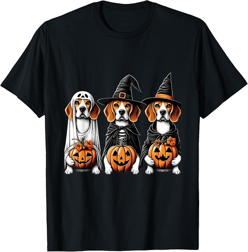 Beagle Ghost Halloween Dog Lovers T-Shirt