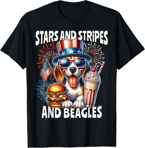 Beagle July 4th Of July Beagle T-Shirt