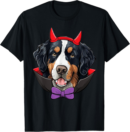 Bernese Mountain Dog Vampire Halloween Costume T-Shirt