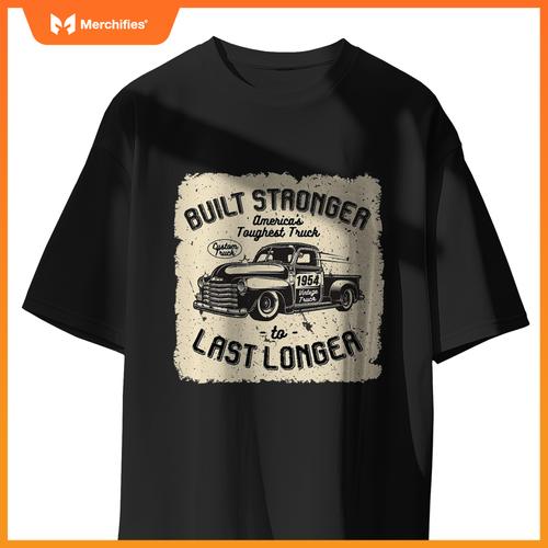 Mb 1954 Truck Birthday Built Stronger To Last Longer T-Shirt