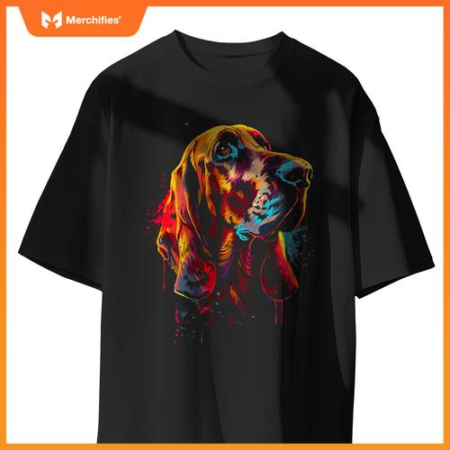 Bloodhound Dog Artwork T-Shirt