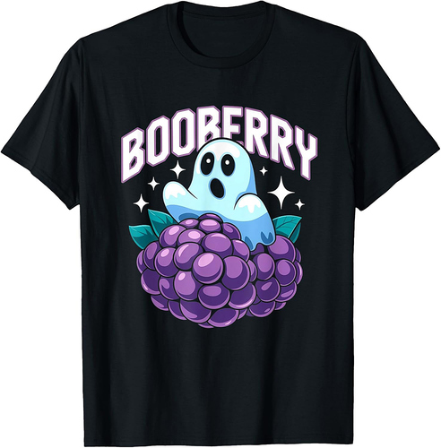 BooBerry Cute Ghost Blueberry Halloween Costume T-Shirt