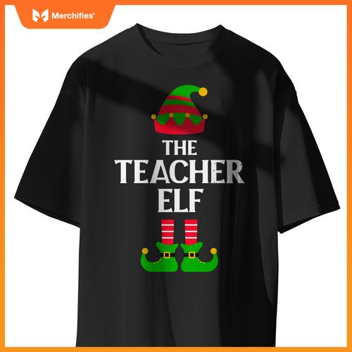 Christmas Elf Matching Family Pajama Group Funny Teacher Elf