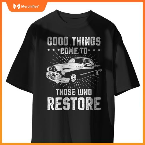 Classic Car Retro Vintage Vehicle Auto Design T-Shirt