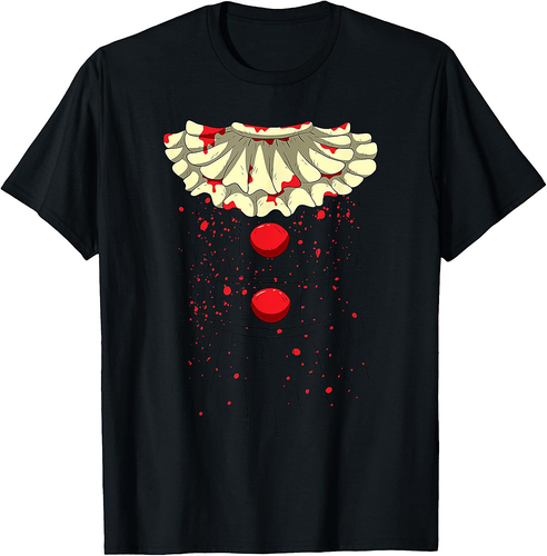 Clown Circus Serial Killer, Scary Bloody Halloween Costume T-Shirt