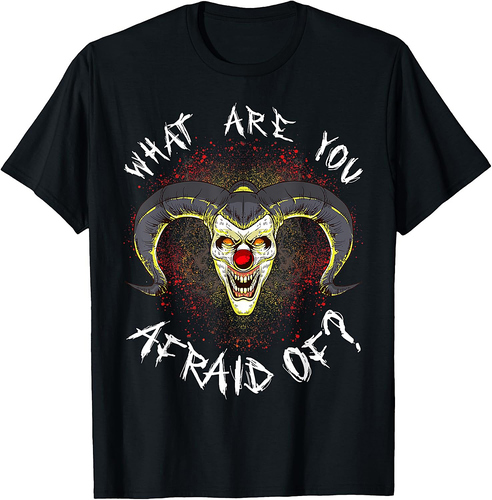 Clown Evil Scary Monster Halloween T-Shirt