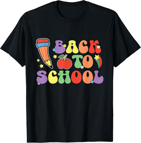 Colorful Design Back To School, Shirt For Teacher or Kids T-Shirt