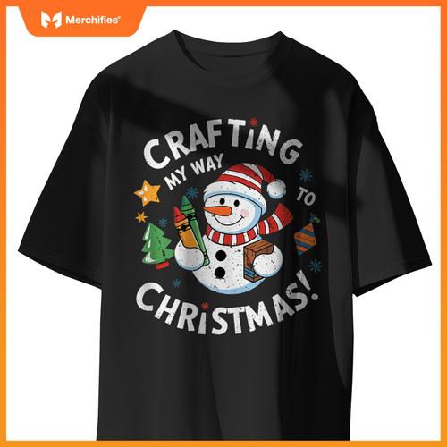Crafting My Way to Christmas Snowman Activity Teacher Crayon