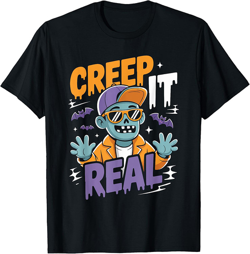 Creep It Real Halloween Costume Funny T-Shirt