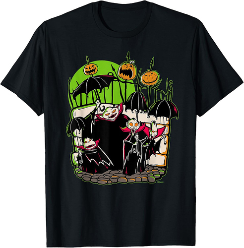 Disney 100 Nightmare Before Christmas Halloween Vampires T-Shirt