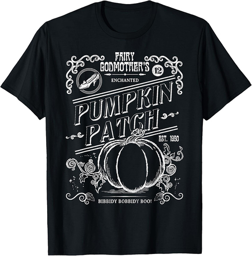 Disney Cinderella Halloween Pumpkin Patch T-Shirt