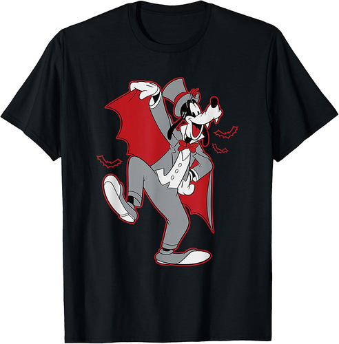 Disney Goofy in Dracula Costume Halloween T-Shirt