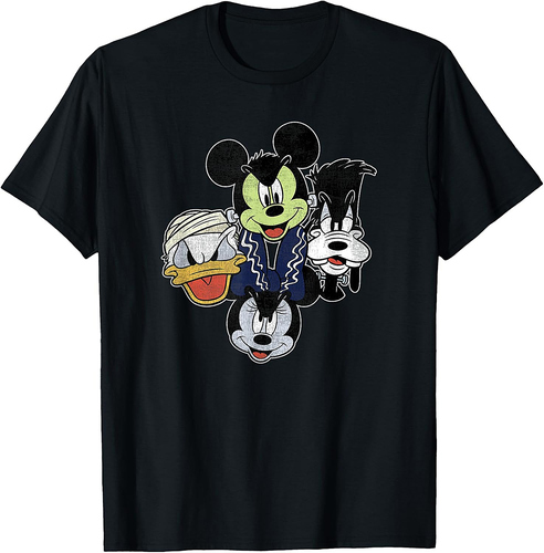 Disney Mickey And Friends Halloween Group Shot Costumes T-Shirt