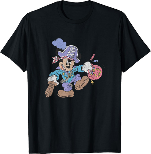 Disney Mickey And Friends Halloween Pirate Candy Costume T-Shirt