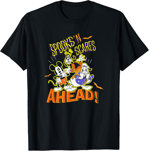 Disney Mickey and Friends Halloween Spooks 'N Scares T-Shirt