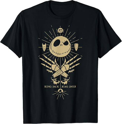 Disney The Nightmare Before Christmas Halloween King Jack T-Shirt